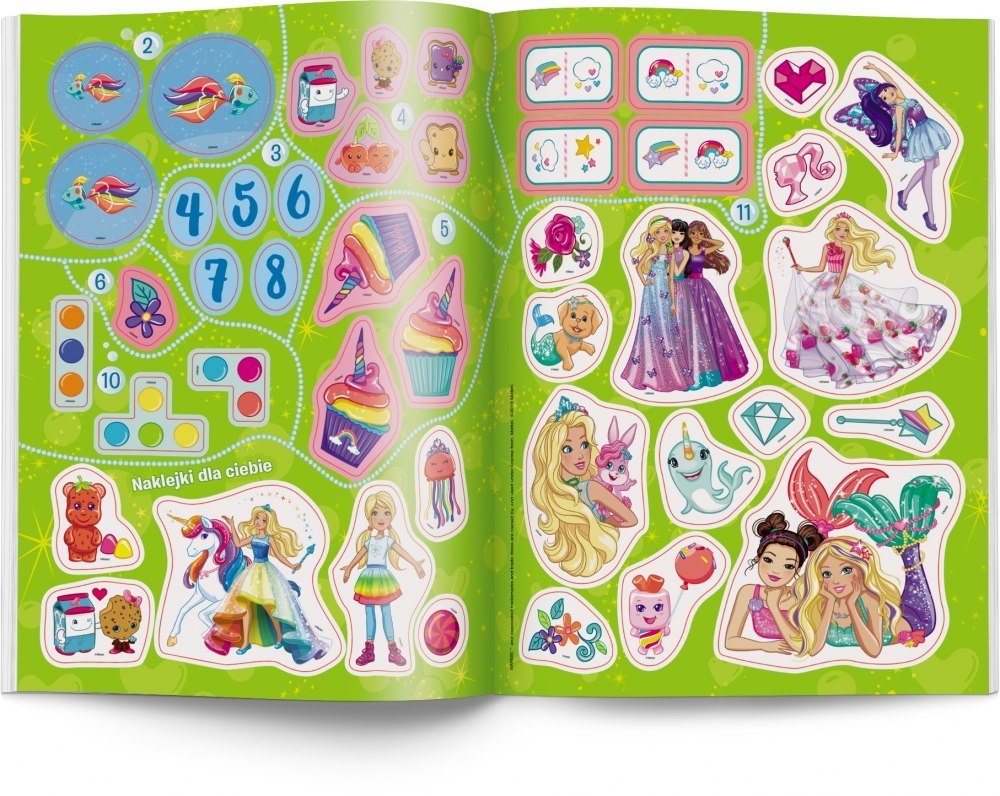 BARBIE DREAMTOPIA PLAY WITH STICKERS AMEET STICKERS AMEET
